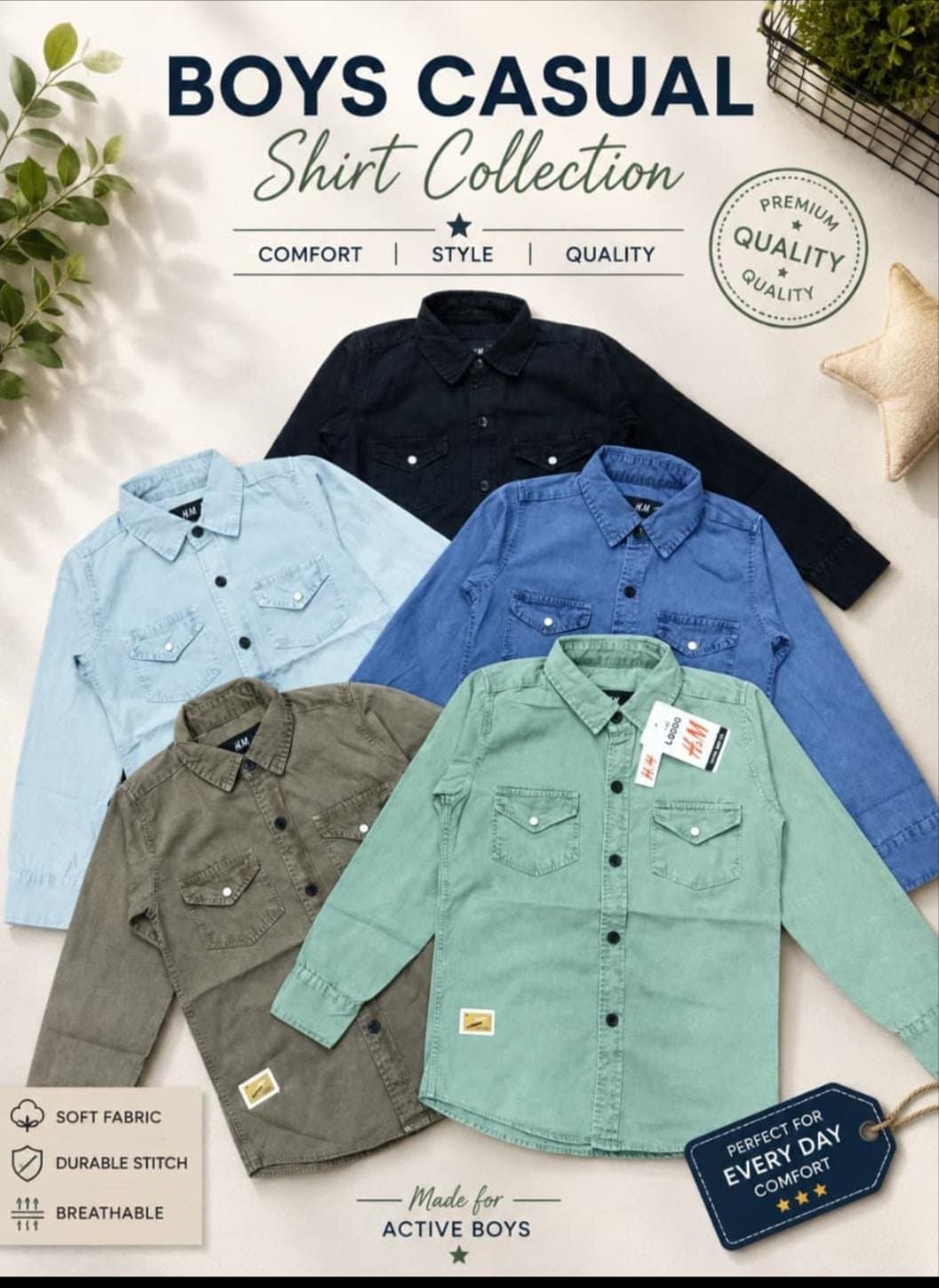 Boy's Cotton shirt 