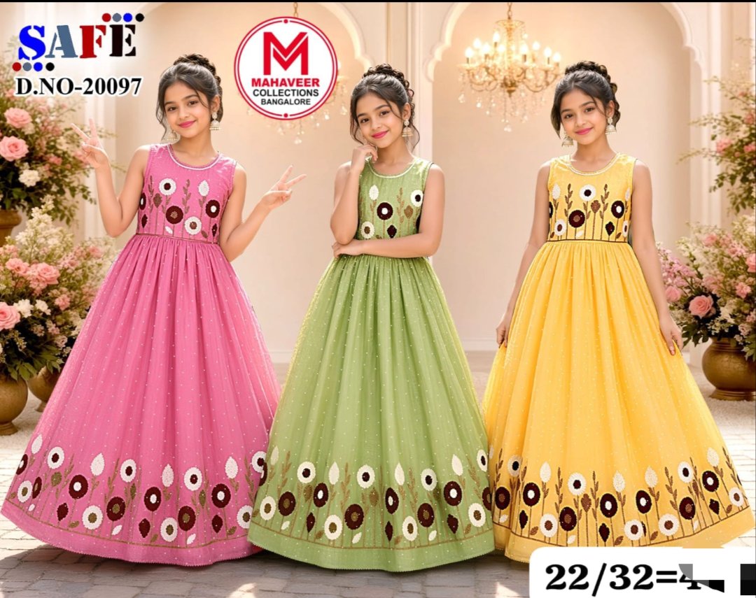 Girl's long frock 